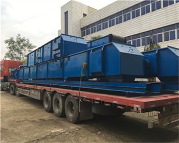 全封閉布料皮帶機裝車(chē)運輸